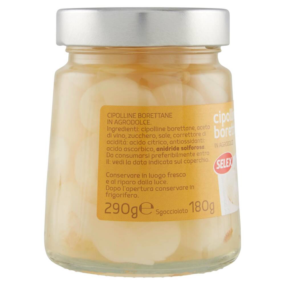 Selex Cipolline Borettane In Agrodolce 290 G NonPesa It Spesa Online