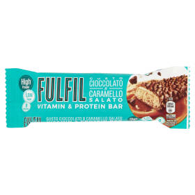 Fulfil Vitamin Protein Bar Gusto Cioccolato Caramello Salato G