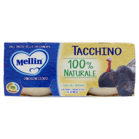 Mellin Tacchino Naturale Omogeneizzato X G Nonpesa It