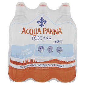 ACQUA PANNA Acqua Minerale Oligominerale Naturale 75cl X 6 NonPesa