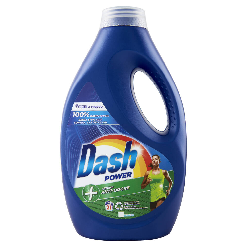 Dash Detersivo Lavatrice Liquido Per Bucato Power Tecnologia Anti Odore