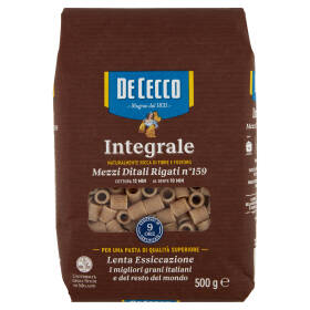 De Cecco Integrale Mezzi Ditali Rigati N 159 500 G NonPesa It