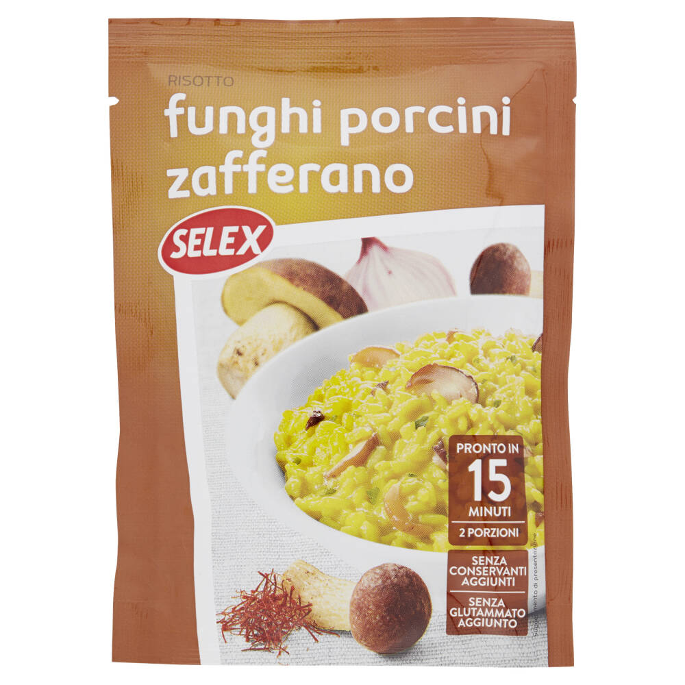 Selex Risotto Ai Funghi Porcini E Zafferano G Nonpesa It Spesa