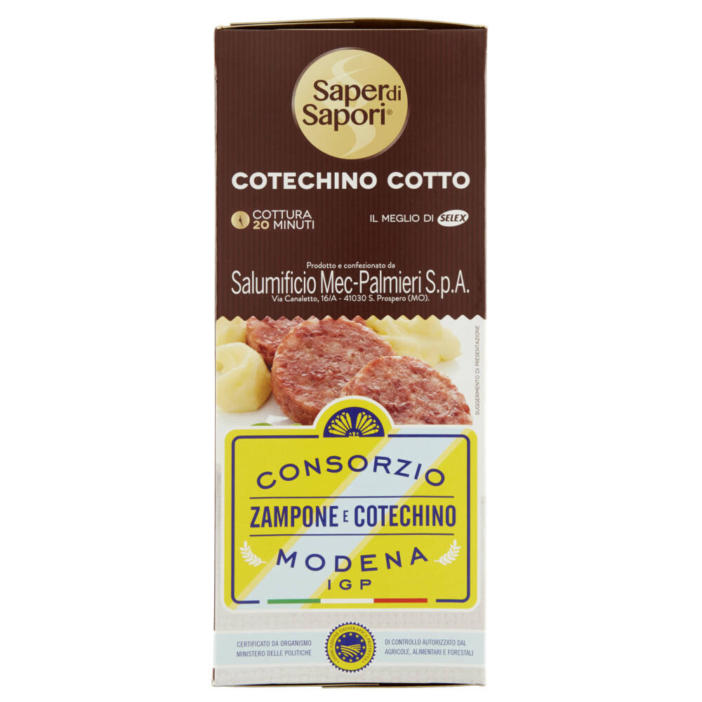 Selex Saper Di Sapori Cotechino Di Modena Cotto 500 G NonPesa It