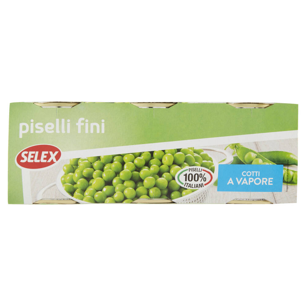 Selex Piselli Fini Cotti A Vapore 3x150 G NonPesa It Spesa Online