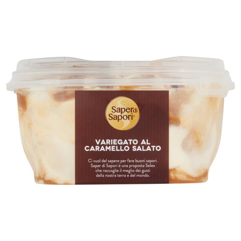 Selex Saper Di Sapori Gelato Variegato Al Caramello Salato G