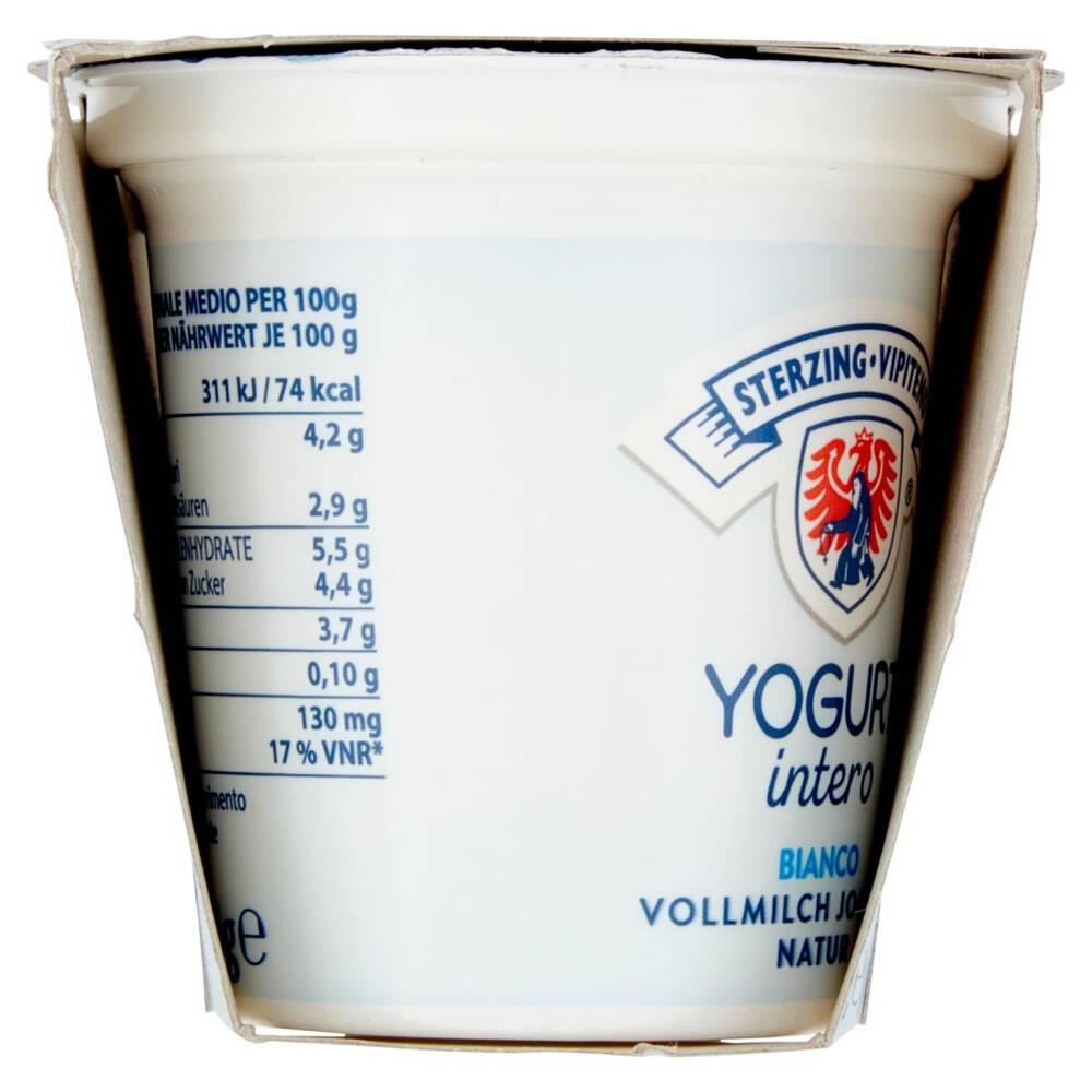 Sterzing Vipiteno Yogurt Intero Bianco 2 X 125 G NonPesa It Spesa