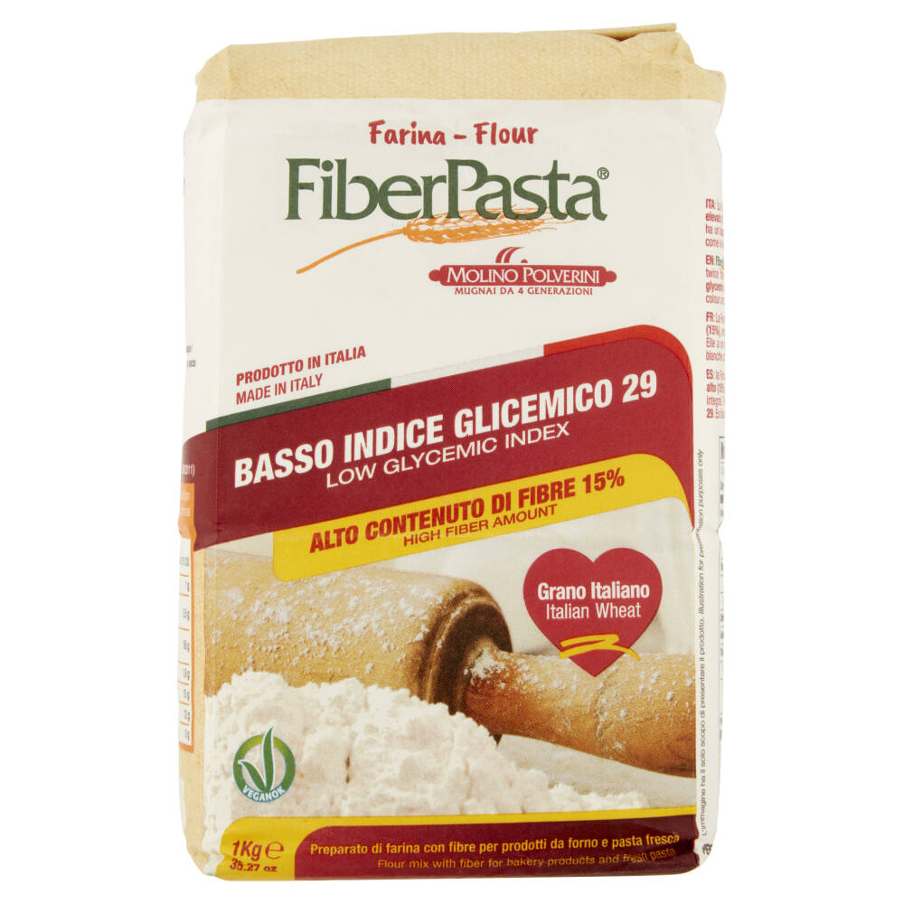 Fiberpasta Farina Basso Indice Glicemico Kg Nonpesa It Spesa