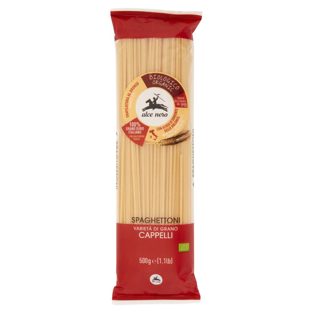 alce nero Spaghettoni Varietà di Grano Cappelli 500 g NonPesa it