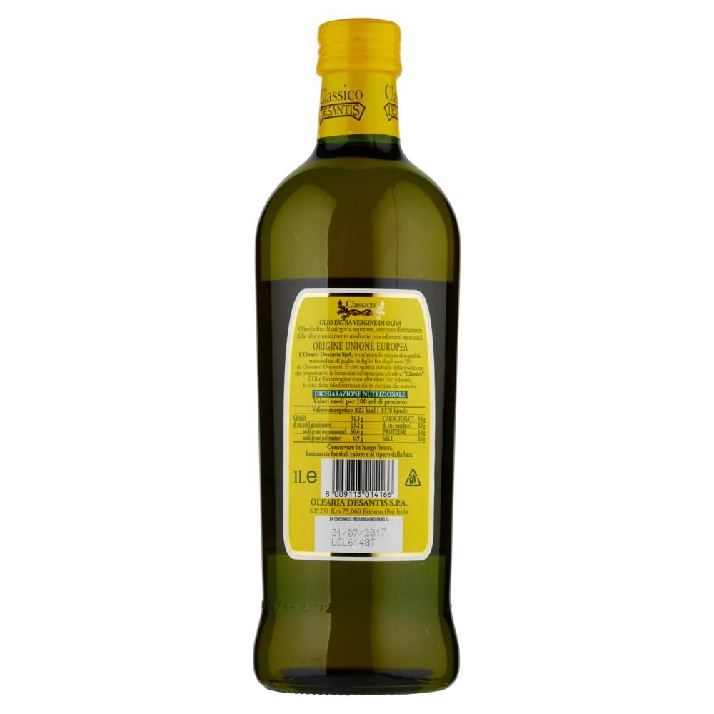 Desantis Olio Extra Vergine Di Oliva Classico L Nonpesa It Spesa