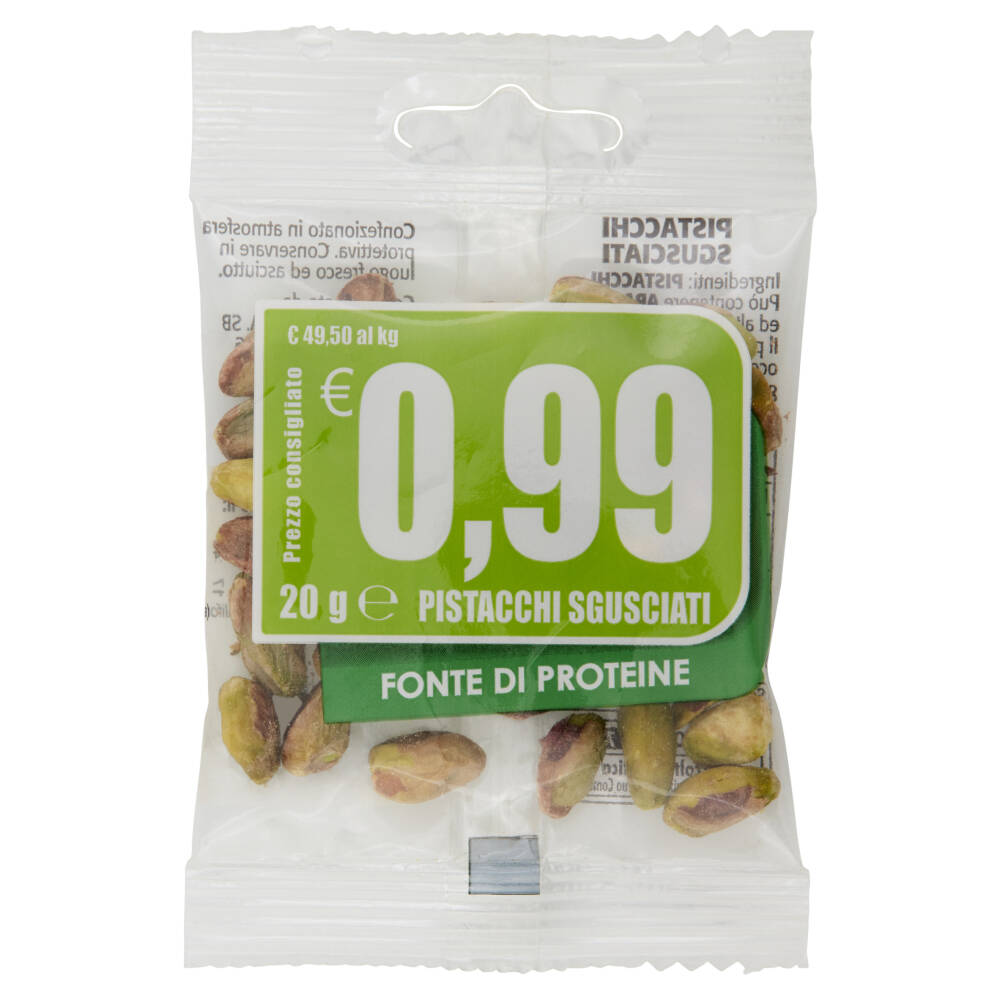 Pistacchi Sgusciati 20 G NonPesa It Spesa Online