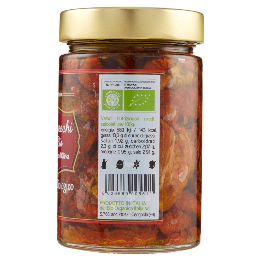 Bio Organica Italia Pomodori Secchi Di Puglia Bio In Olio Extravergine