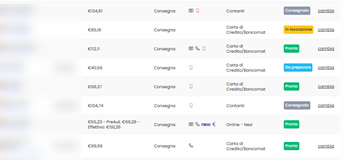 Backend: gestione ordini (esempio)