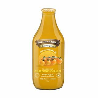 Bottega di Sicilia Salsa pronta di Pomodoro Ciliegino Giallo 330 g