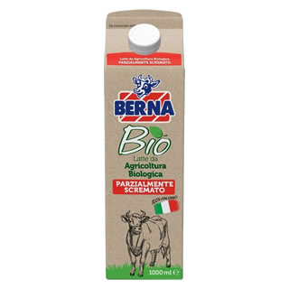 Berna Latte parzialmente scremato biologico 1 lt