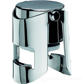 Ghidini Tappo per Bottiglie di Champagne nichelato