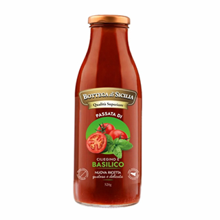 Bottega di Sicilia Salsa di Pomodoro Ciliegino e Basilico 520 g