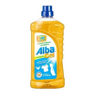 Alba Gel Detersivo Ecologico per bucato a Mano o in lavatrice, pulito fresco e morbido 18 lavaggi