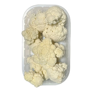 Cavolfiore tagliato da lavare