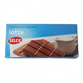 Selex Tavoletta di Cioccolato finissimo al Latte 100 g
