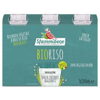 Stammibene Latte di Riso BIO 200ml x 3