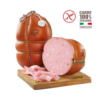 Mortadella Favola Emiliana con Pistacchi
