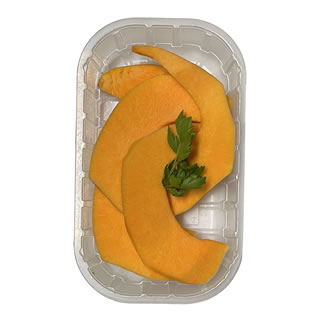 Zucca tagliata a fettine