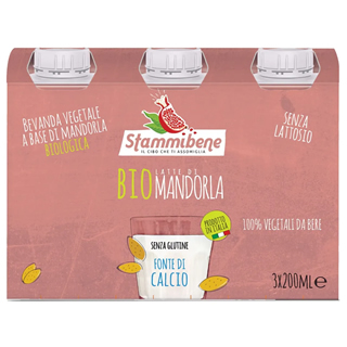 Stammibene Latte di Mandorla BIO 200ml x 3