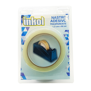 Nastro adesivo trasparente 1,5cm X 66mt Scotch Inkol