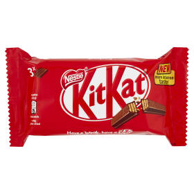 NESTLÉ KITKAT ORIGINAL Wafer ricoperto di cioccolato al latte 3 snack da 41,5g