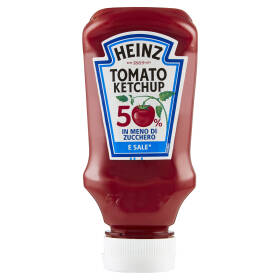 Heinz Tomato Ketchup 50% in Meno di Zucchero e Sale* 235 g