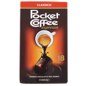 Pocket Coffee espresso Classico 18 Pezzi 225 g