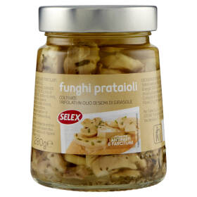 Selex Funghi Prataioli Trifolati in Olio di Semi di Girasole 280 g