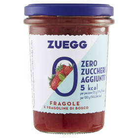 Zuegg Zero Zuccheri Aggiunti* Fragole e Fragoline di Bosco 220 g