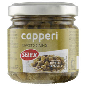 Selex Capperi Aromatizzati con Aceto di Vino 100 g