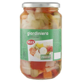 Selex Giardiniera Aromatizzata con Aceto di Vino 560 g