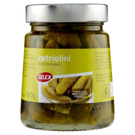 Selex Cetriolini Aromatizzati con Aceto di Vino 300 g