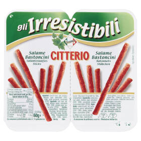 Citterio Gli Irresistibili Salame Bastoncini 2 X 30 G | NonPesa.it ...