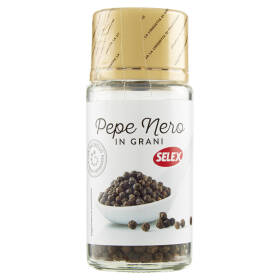 Selex Pepe Nero in Grani con Macinello 40 g
