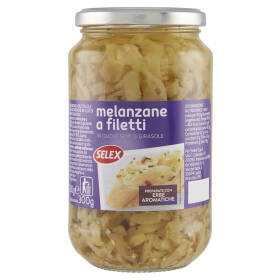 Selex Melanzane a Filetti in Olio di Semi di Girasole 530 g
