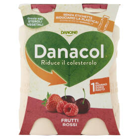 Danacol Frutti Rossi 4 x 100 g