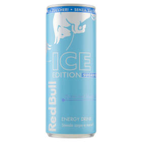 Red Bull Energy Drink, Gusto Iced Vanilla Berry Senza Zuccheri, 250 ml