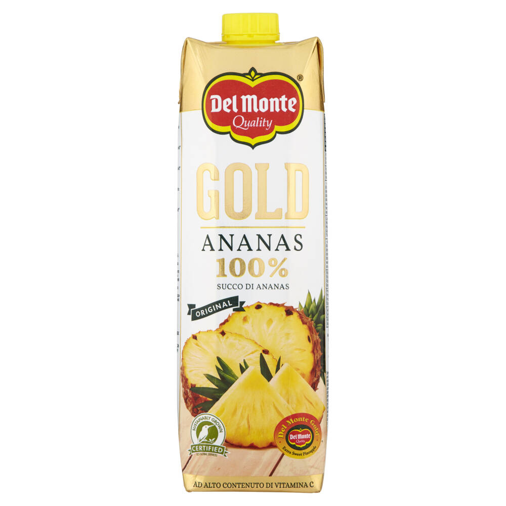 Del Monte Gold Ananas 100% Succo di Ananas 1 L | NonPesa.it - Spesa Online