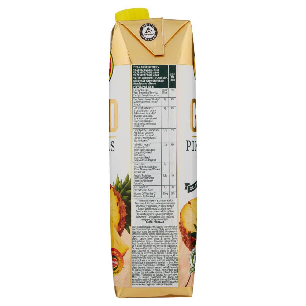 Del Monte Gold Ananas 100% Succo di Ananas 1 L | NonPesa.it - Spesa Online