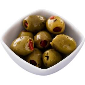 Granata olve verdi farcite al peperone