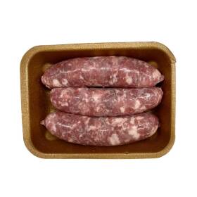 Salsiccie di suino senza pepe