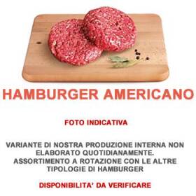 Hamburger americano di scottona