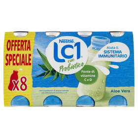 NESTLÉ LC1 con Probiotico Aloe Vera 8 x 90 g