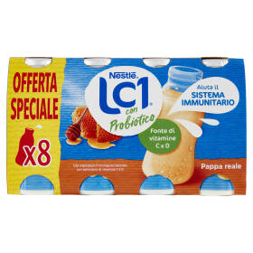 NESTLÉ LC1 con Probiotico Pappa reale 8 x 90 g