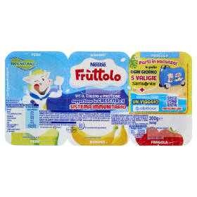 NESTLÉ FRUTTOLO Pera - Banana - Fragola 6x50g